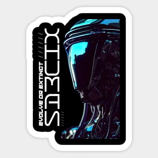 Xhuman Series Evolve Or Extinct Sticker